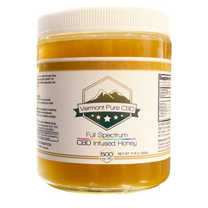 500mg CBD Honey 11.8 ounce jar