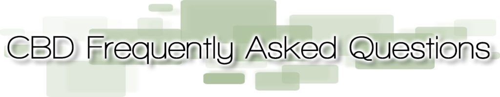 CBD frequently asked questions banner